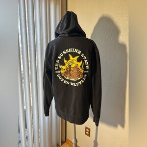 Vans off the Wall Black Hoodie with Logo Sunshine Florida